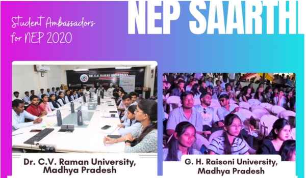 NEP SAARTHI Corner: UGC Highlights Student Ambassadors in MP, UP