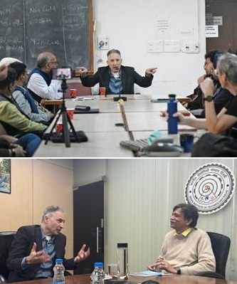 Prof. Brian Greene  renowned American Physicist and Professor of Mathematics & Physics, Columbia University visits IIT Delhi and interacts with students